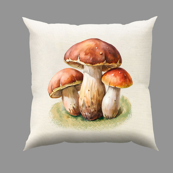 Подушка декоративная 40x40 "Грибы" 40x40 - купить по низкой цене в ...