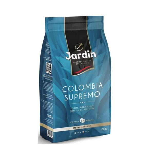Кофе в зернах Jardin Colombia Supremo 1 кг - купить с доставкой по ...