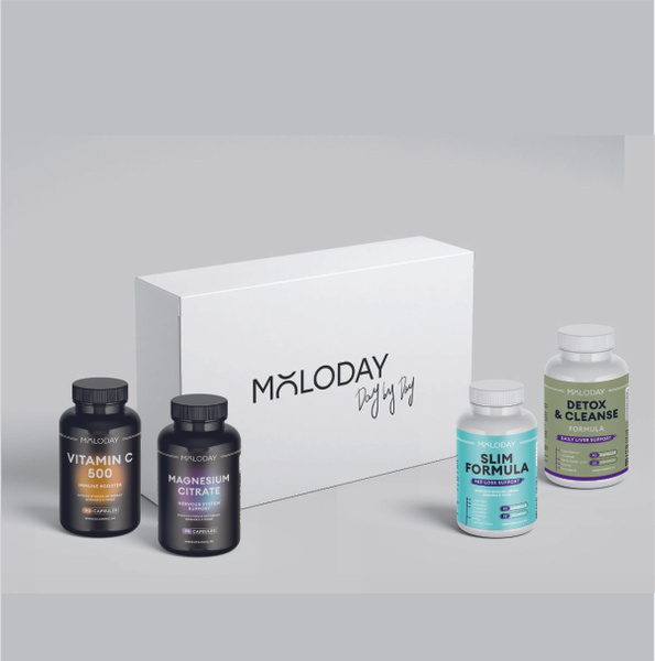 Набор для похудения. Detox Formula, Slim Formula, витамин С и магний ...
