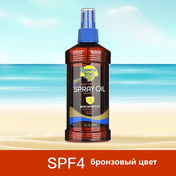 Banana Boat, масло для интенсивного загара с кокосовым маслом, SPF 4 ...