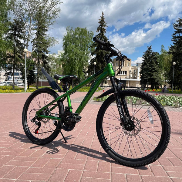Велосипед горный подростковый ARIA 24" PRIME MS 244 D 13" хаки-черный ...