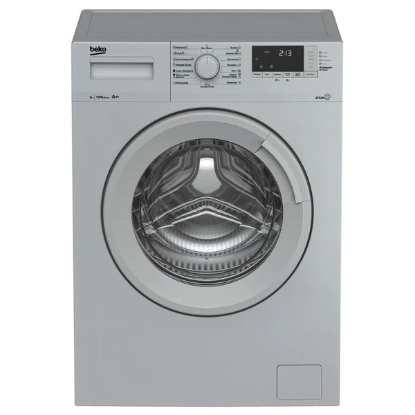 Узкая стиральная машина Beko WSRE6512ZSS, 6 кг, серебристый купить на ...