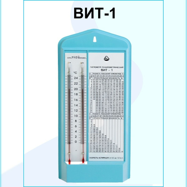 Гигрометры психрометрические вит 1 вит 2 таблица Гигрометр механический Стеклоприбор Вит-1 купить по выгодной цене в интернет-маг