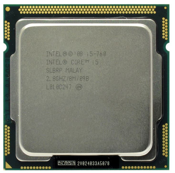 Процессор Intel Core i5 1-го поколения, OEM (без кулера), 4 яд., 2.8 ...
