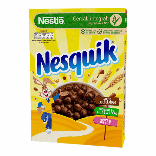Готовый Завтрак Nesquik/Несквик шоколадные шарики пшеничный, 330 гр ...