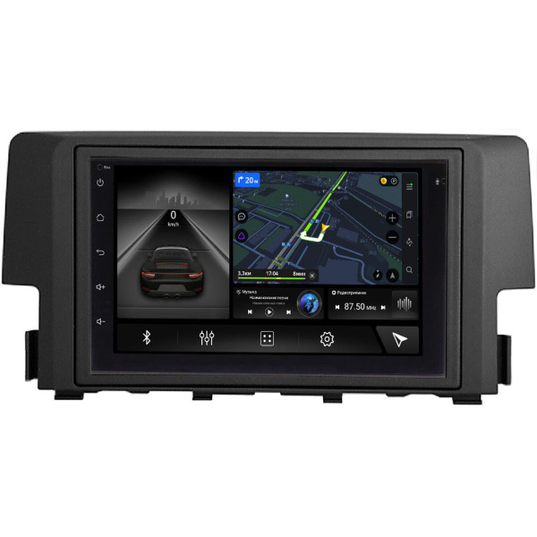 Магнитола в штатное место 2 din Honda Civic 10 (2015-2021) Canbox H ...
