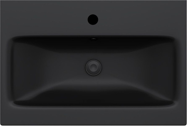 Раковина AM.PM Мебельная Gem 60 черная матовая, черный купить по ...