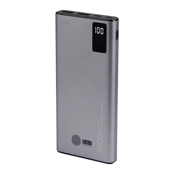 Внешний аккумулятор (Power Bank) Cactus cs-pbfslt-10000 - купить по ...