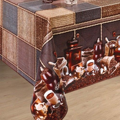 Скатерть - клеенка на стол отрезная 140х150 ПВХ на нетканой основе ...