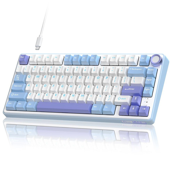 Royal Kludge Игровая клавиатура проводная r75, (RK Brown), Английская ...