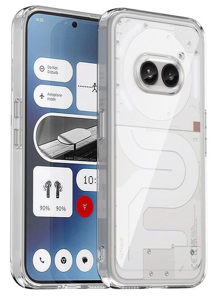 Чехол на Nothing Phone 2a пластиковый с силиконовой окантовкой ...