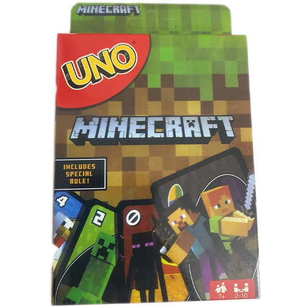 Настольная игра Уно Майнкрафт для детей и взрослых карточная игра UNO ...