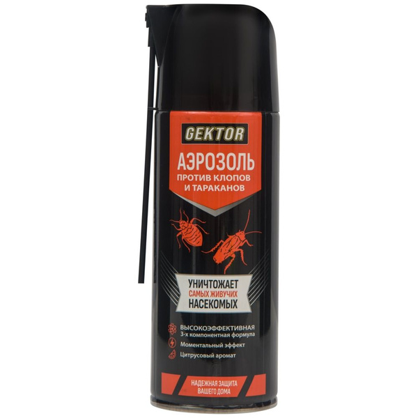 Gektor (Гектор) аэрозоль от клопов и тараканов, 520 мл - купить с ...