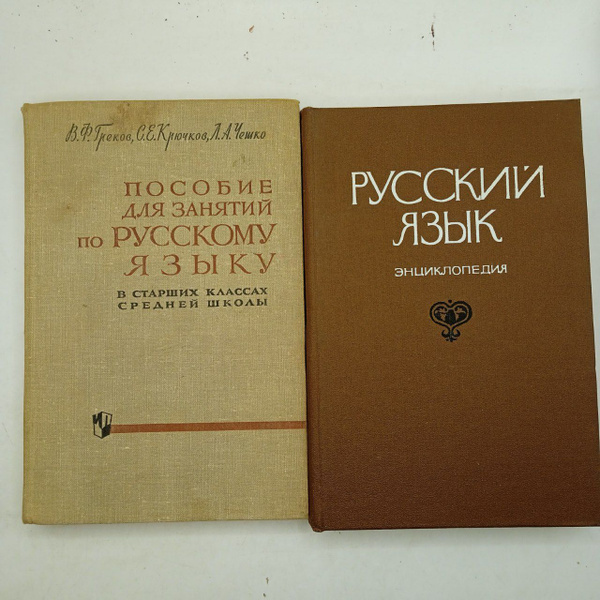Набор из 2-х книг: Пособие для занятий по русскому языку в старших ...