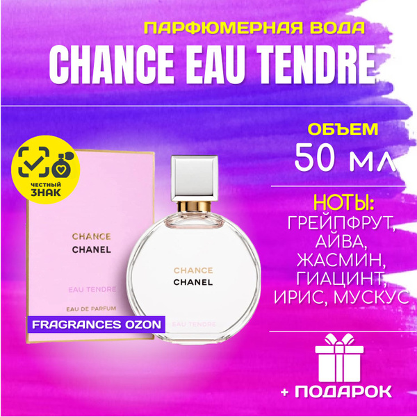 Chanel шанель_тендер_50мл_ПАРФЮМИРОВАННАЯ Вода парфюмерная 50 мл ...