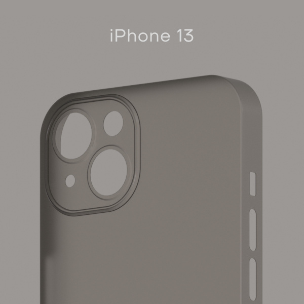 Тонкий чехол Уголок Air Case для iPhone 13 / Айфон 13 толщиной 0,3 мм ...