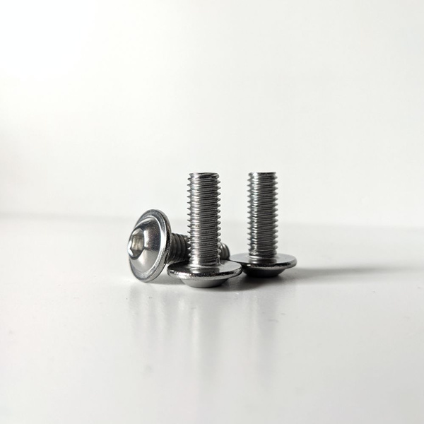 ISO 7380-2 А2 М5х12 винт с полукруглой головкой с фланцем под ...