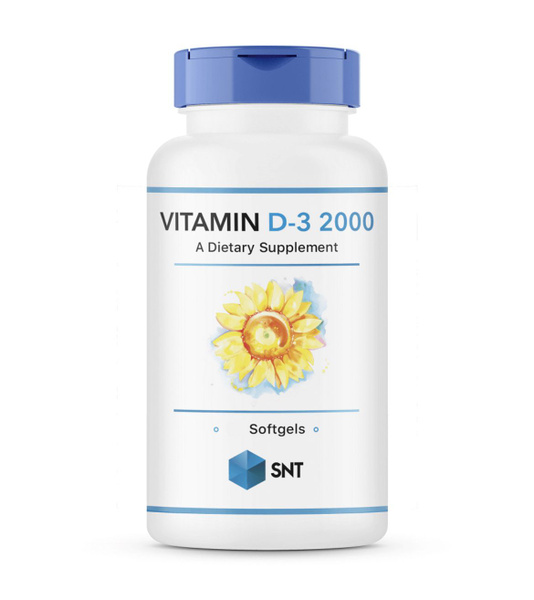 SNT, Vitamin D3, Витамин Д, 2000 МЕ, 120 капсул - купить с доставкой по ...