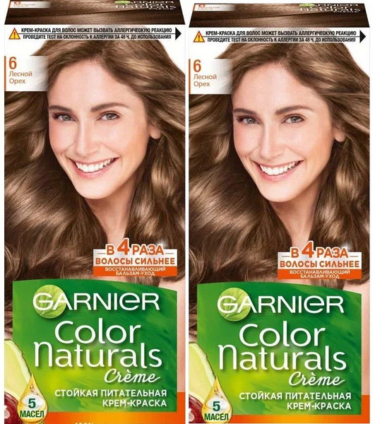 Крем-краска для волос Garnier Color Naturals 6 Лесной орех - купить с ...