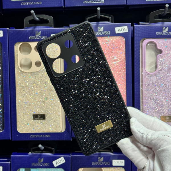 Чехол Swarovski для Xioami Redmi Note 13 5G черный купить на OZON по ...