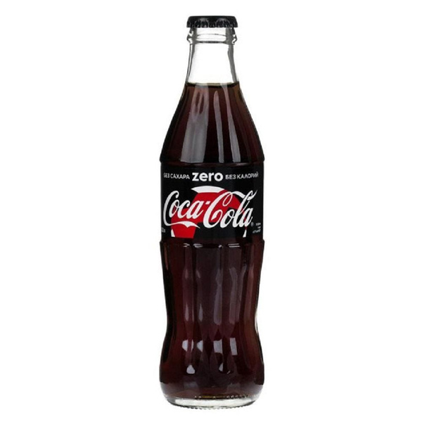 Газированный напиток Coca-Cola без сахара в стекле, 0,33 л - купить с ...