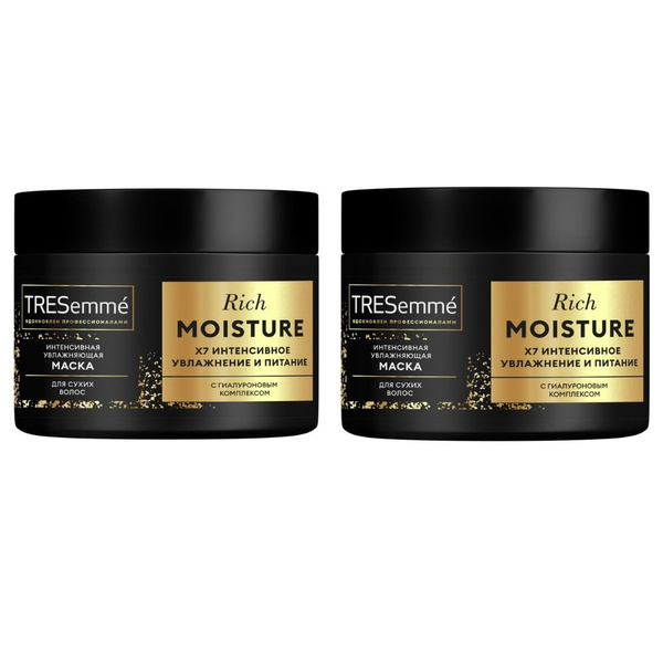 Tresemme Маска для сухих волос Увлажнение и питание, 300 мл - 2 шт ...