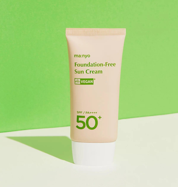 Ma:nyo/ Тональный крем с защитой от солнца SPF 50+, Foundation Free Sun ...