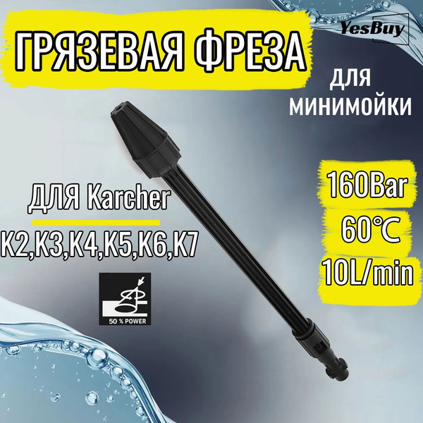 Грязевая фреза (турбонасадка) для мойки высокого давления,Karcher ...
