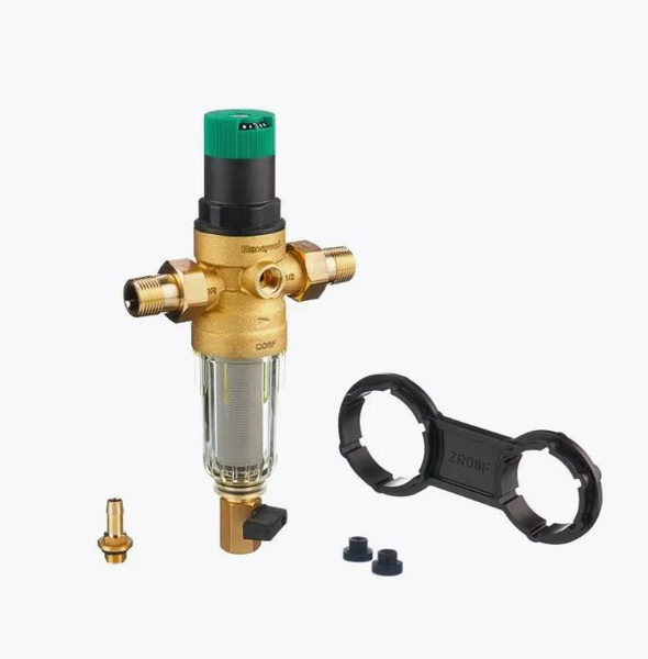 Фильтр механической очистки Honeywell FK06 1/2" AAМ 100мк с регулятором ...