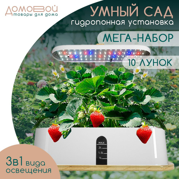 Умная грядка для подоконника, Домашний умный сад, Гидропоника, Умный ...