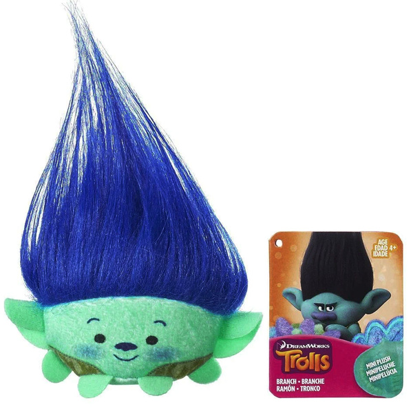 Мягкая мини плюш игрушка Тролль Бранч TROLLS HASBRO - купить с ...