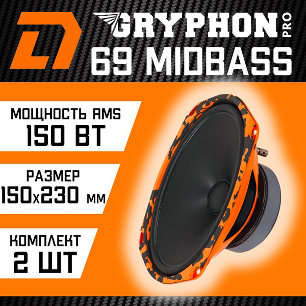 Мидбасы DL Audio Gryphon PRO 69 Midbass - купить по выгодной цене в ...