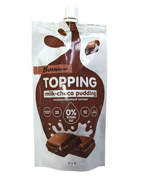 Топпинг Bombbar Topping, 240 г, вкус: шоколадный пудинг купить на OZON ...