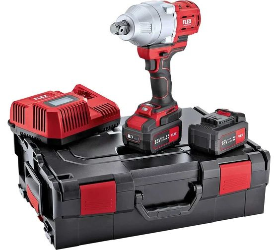 Гайковерт аккумуляторный ударный гайковерт FLEX IW 3/4 18.0-EC/5.0 Set ...
