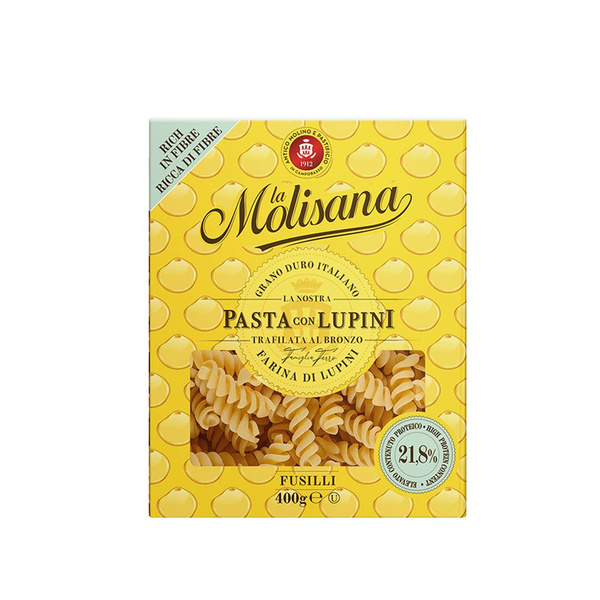 Макароны La Molisana Fusilli Спиральки с добавлением люпина, 400г ...