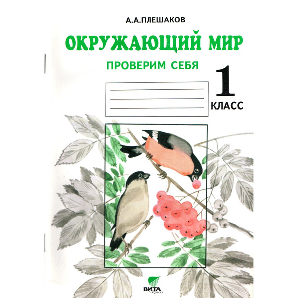 1 класс. Окружающий мир, проверим себя. Рабочая тетрадь (Плешаков А.А ...