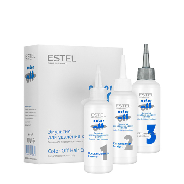 ESTEL PROFESSIONAL Эмульсия-смывка для удаления краски с волос Color ...