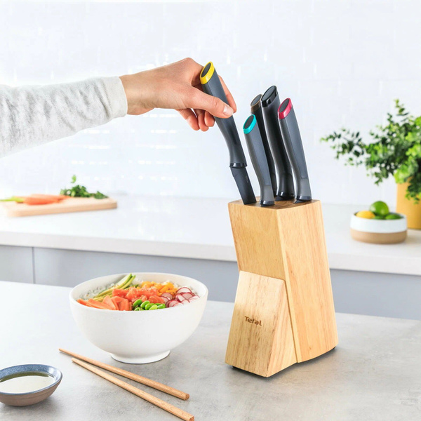 Набор ножей кухонных Tefal Fresh Kitchen K122S504 купить c доставкой на ...