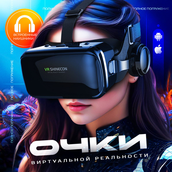 VR-очки для смартфона Brand A.N. для Android, iOS купить по выгодной ...