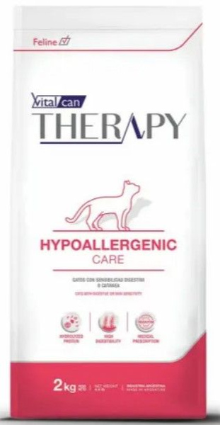 Корм сухой Vitalcan Therapy Feline Hypoallergenic Care для кошек всех ...