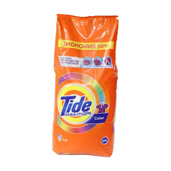 Стиральный порошок Tide 15 кг автомат color 100 стирок купить на OZON ...