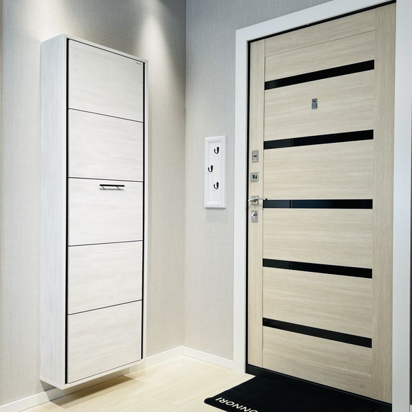 Обувница Ironnori Лайт 5 секций, ЛДСП, 54.5x20x171 см - купить по ...