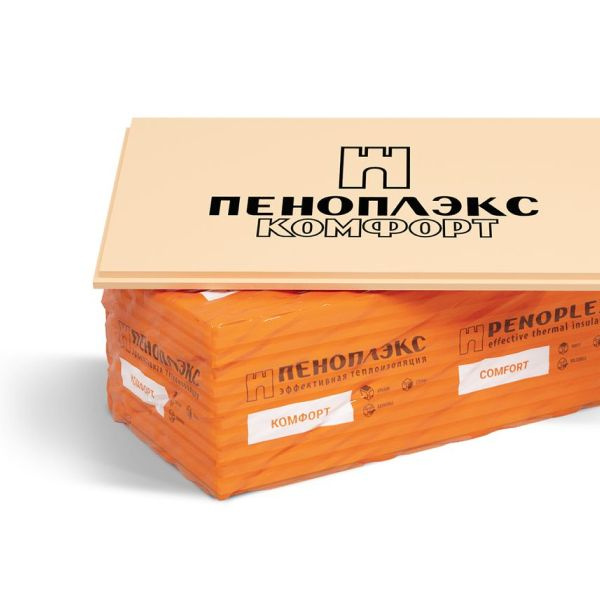 1 шт. Экструзионный пенополистирол XPS ПЕНОПЛЭКС КОМФОРТ 1185х585х30 мм ...