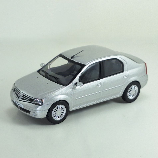 Renault Dacia Logan 2005 bleu métallisé 1/43 Eligor