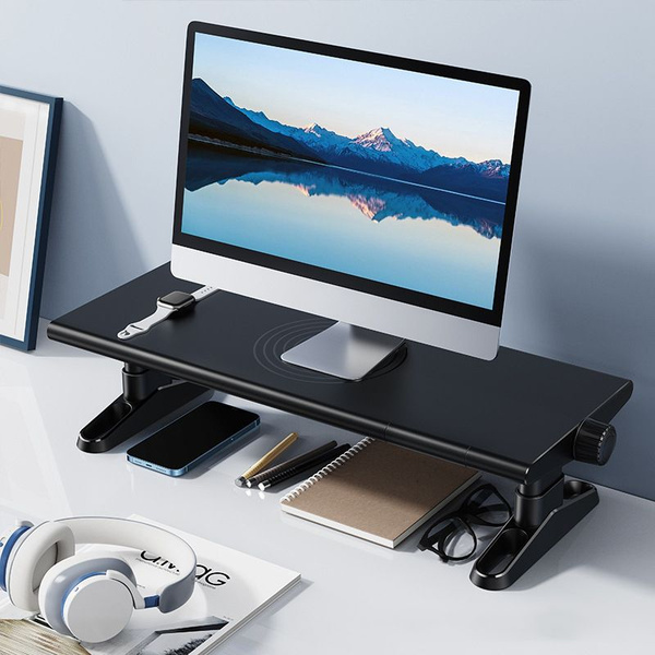 Подставка для монитора компьютера, подъемная, черная - купить с ...