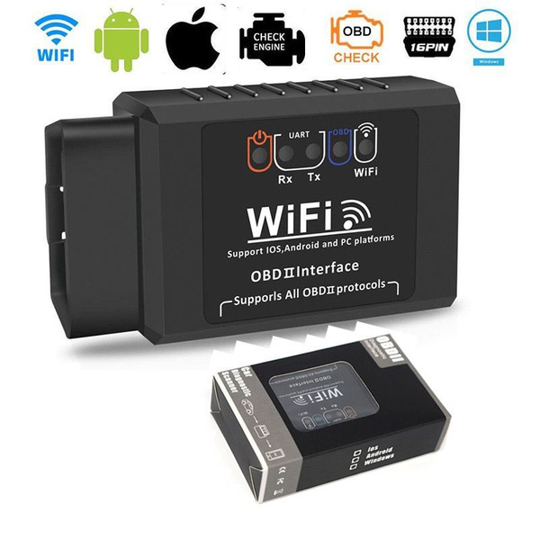 WIFI V1.5 ELM327,OBD2 сканер автоматический интерфейс для сканирования ...