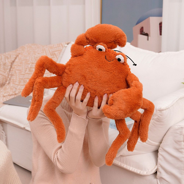 Мягкая игрушка Краб,Плюшевые игрушки 30cm(Ширина) ,Оранжевый купить на ...
