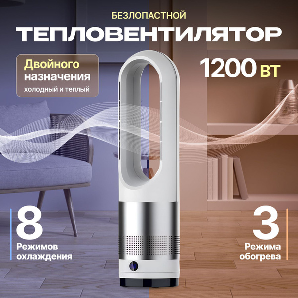 Обогреватель для дома, тепловентилятор напольный колонный, с пультом ...