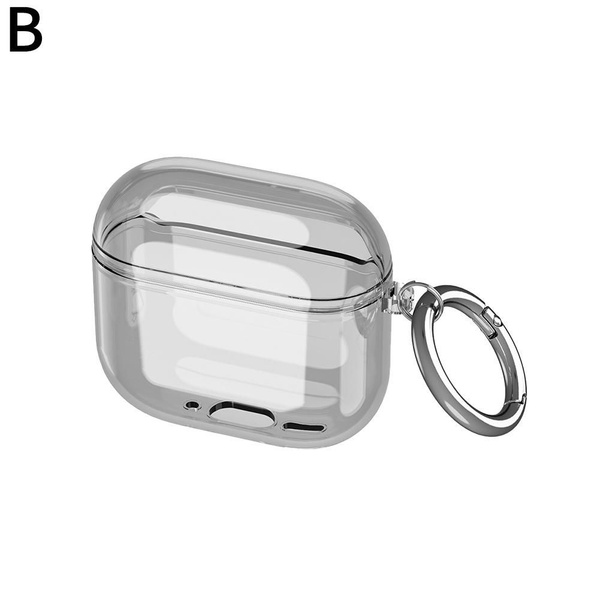 Чехол для TPU наушников AirPods 4 ( на Аирподс 4 ) Прозрачный защитный ...