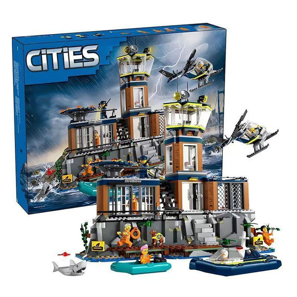 Конструктор LEGO City Полицейская тюрьма на острове, 980 деталей ...